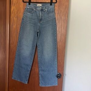 Madewell wide leg jeans